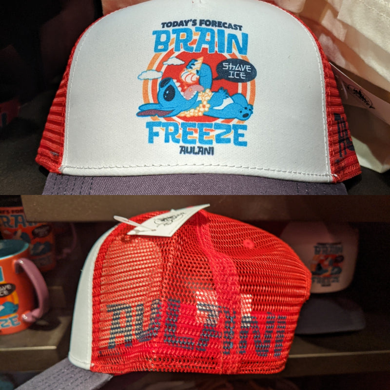 Stitch Brain Freeze Trucker Hat