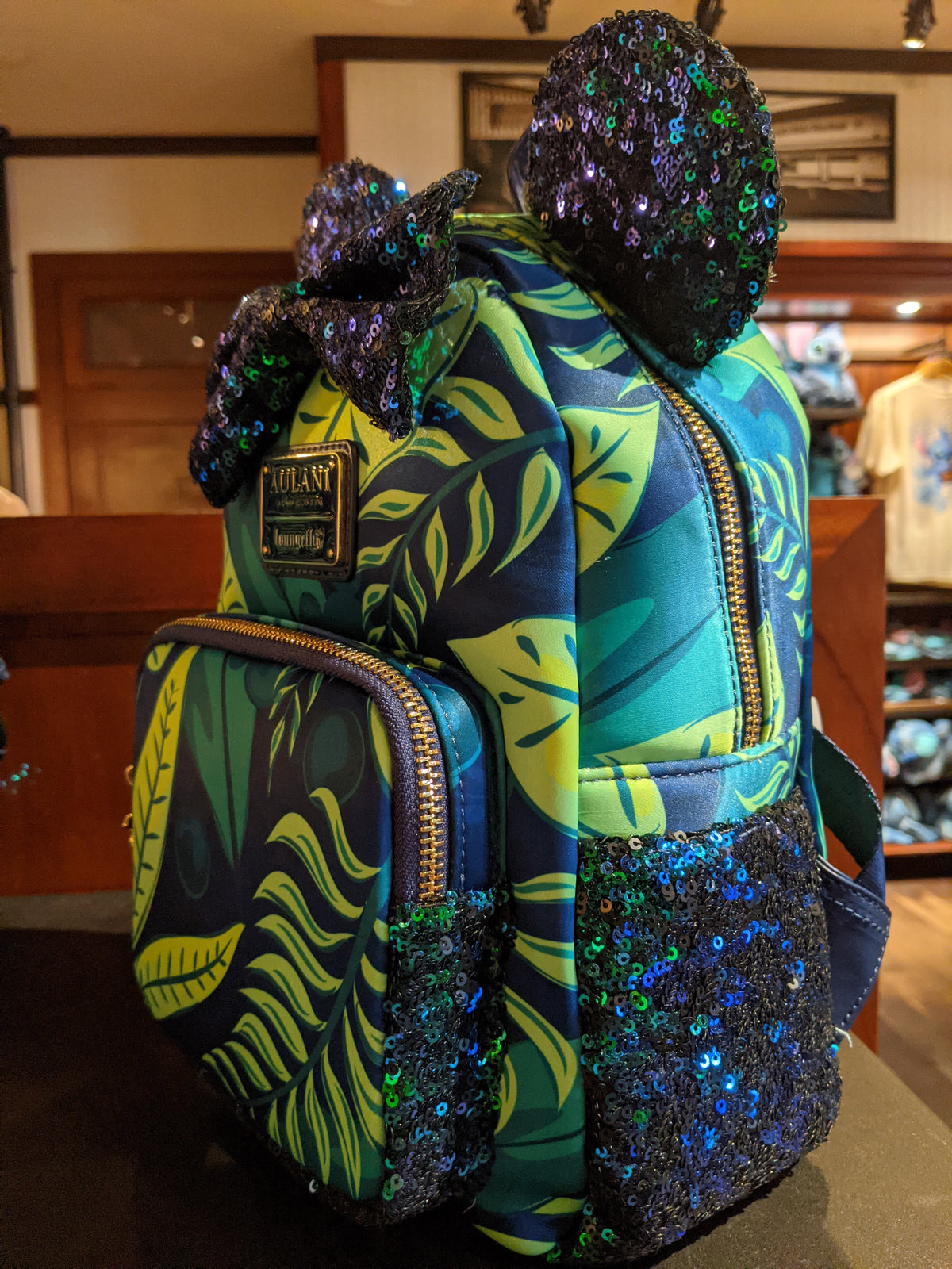 Disney Aulani Loungefly Paradise Vibes Sequin Mini hotsell Backpack