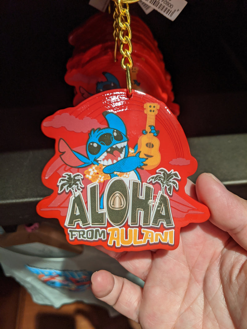 Stitch Aloha from Aulani Keychain