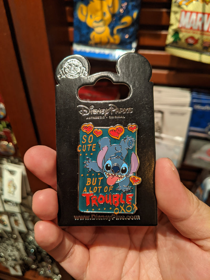 So Cute But a Lot of Trouble Stitch Pin