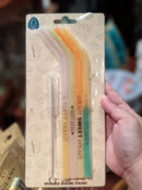 Sweet Treats Reusable Straws with Brush Set
