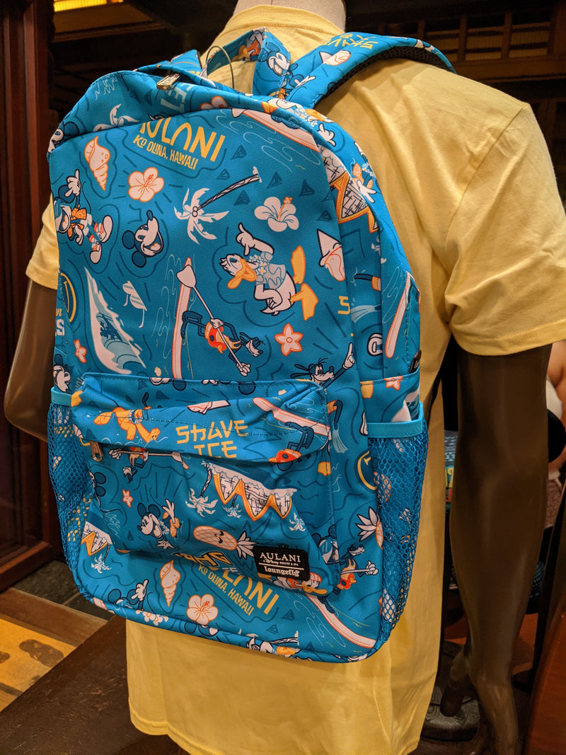 Aloha Adventure Loungefly Backpack with Laptop Sleeve