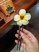 Mickey Plumeria Hairpin