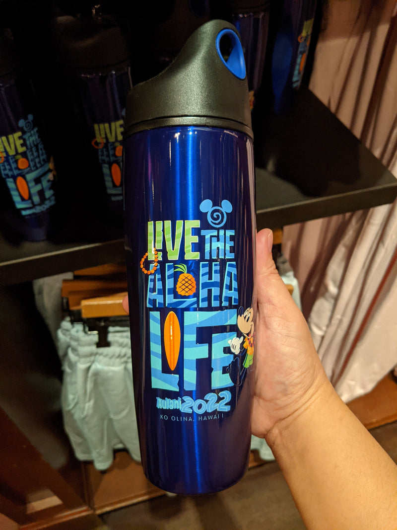 2022 Aulani Live the Aloha Life Water Bottle