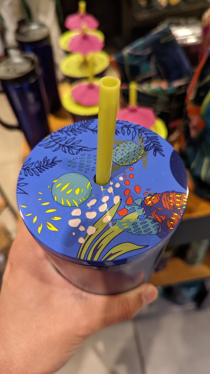 Pineapple Blue Ombre Stainless Steel Tumbler