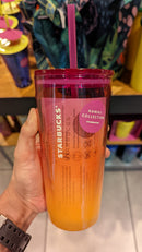 Sunset Glass Cold Cup Tumbler