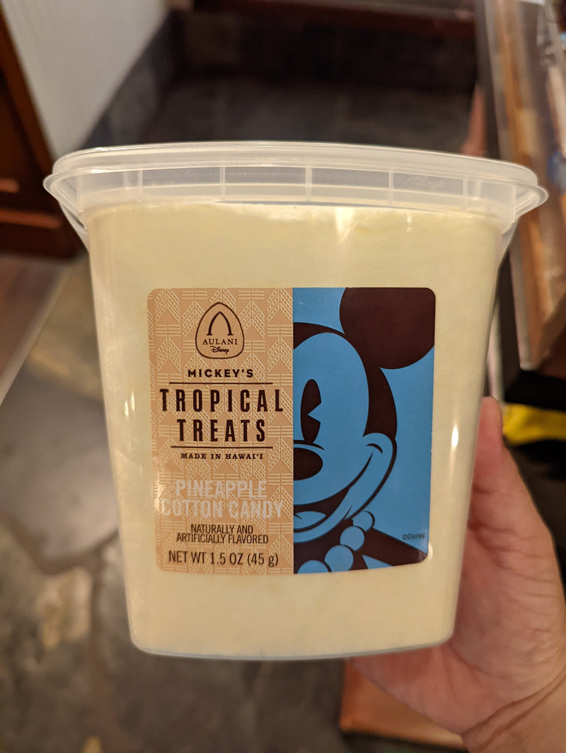 Mickey's Tropical Treats Made in Hawaii Pineapple Cotton Candy