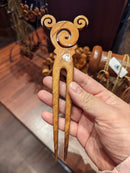 Swirled Mickey Hairpin