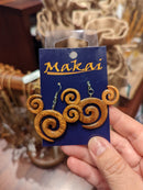Swirled Mickey Earrings