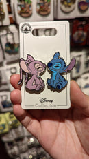 Stitch and Angel Pins