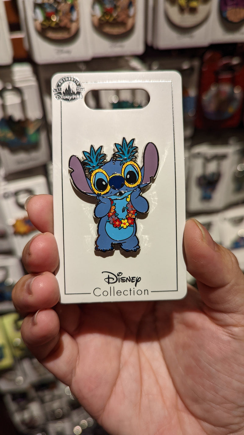 Stitch Wearing Funny Pineapple Glasses Pin