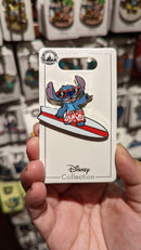 Stitch Cowabonga Pin