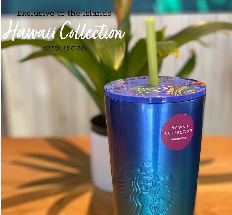 Pineapple Blue Ombre Stainless Steel Tumbler
